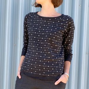 Lambswool raglan sleeve sweater